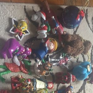 Children’s characters Christmas ornaments